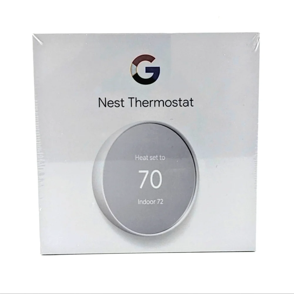 Opened Box Google Nest New Programmable Smart Thermostat for Home